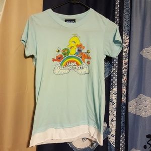 retro Sesame Street shirt xl like new junk food
